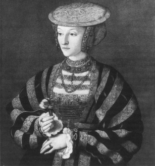 Ana de Cleves, feito por Barthel Bruyn, em 1540.